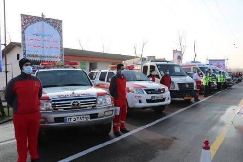 104 آمبولانس دیگر به ناوگان هلال احمر افزوده شد