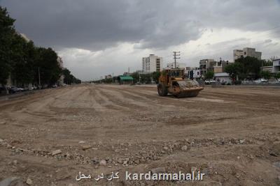 راه اندازی ورودی بزرگراه شهید بروجردی به بزرگراه آزادگان