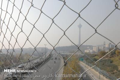هوای پایتخت در نیمه مردادماه آلوده شد