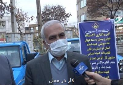 اهدای هزار دستگاه وسیله گرمایشی به مددجویان استان کردستان