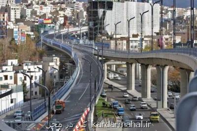 انجام مقاوم سازی پل های سواره رو پایتخت طی سه سال آینده