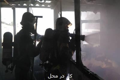 مرگ یک نفر در جریان آتش سوزی مسافرخانه میدان راه آهن