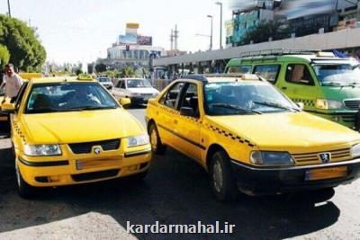 شروع طرح برخورد با تاکسیرانان فاقد کارت واکسن