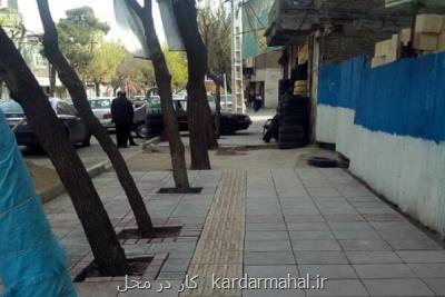 تکمیل پیاده رو سجاد شمالی