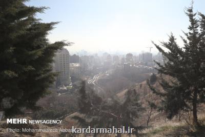 کیفیت هوای پایتخت در بازه قابل قبول قرار دارد