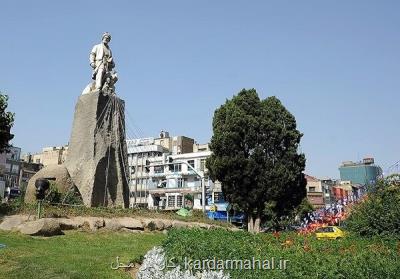 مرمت مجسمه فردوسی بعد از 63 سال از زمان ساخت