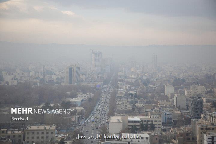 آلودگی هوای تهران در روز جمعه افزوده شد