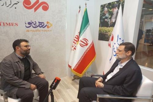 رئیس بنیاد شهید و امور ایثارگران از غرفه خبرگزاری مهر بازدید کرد