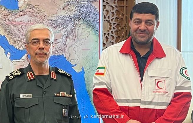 قدردانی سرلشکر باقری از دیپلماسی بشردوستانه هلال احمر در غزه