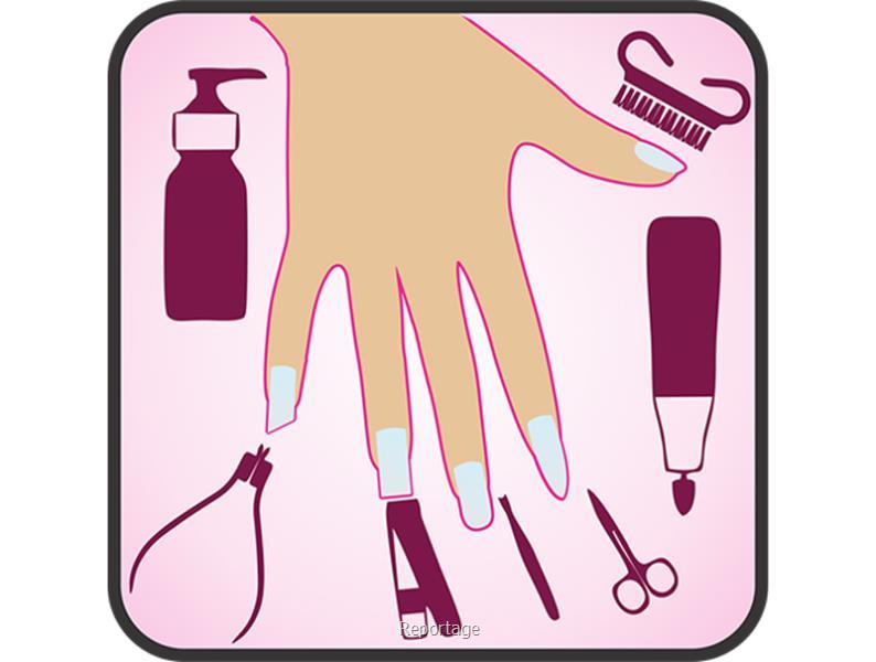 خدمات کاشت ناخن با سالن زیبایی شبنم نظیف