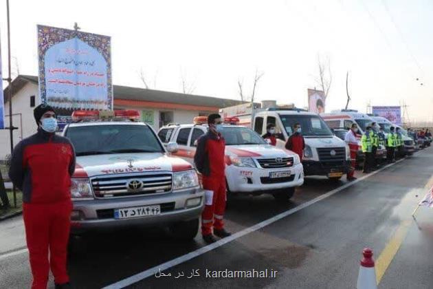 104 آمبولانس دیگر به ناوگان هلال احمر افزوده شد