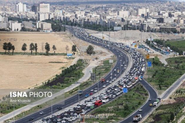 ثبت حدود ۲ و نیم میلیون تردد از محورهای البرز در تعطیلات نیمه خرداد