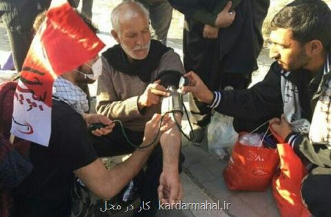 حضور پر رنگ قرارگاه جهادی امام رضا (ع) در راهپیمایی اربعین حسینی