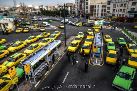 لغو مجوز ورود به طرح ترافیك تاكسی های فاقد پروانه هوشمند