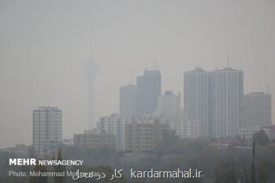 احتمال پایداری آلودگی هوا تاشنبه